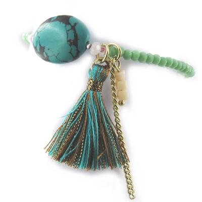 [N1166] - Green 'Altai' Ethnic Bracelet
