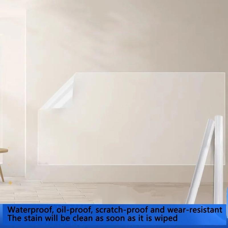 Electrostatic Wall Protective Film Transparent Plastic Contact Paper Roll Wall Sticker for Wall Cupboard Sofa Door Chair
