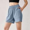 Lockere Outdoor-Laufshorts mit Taschen Elastischer Bund Leicht Atmungsaktiv Fünf Zoll Länge für Radfahren und Freizeit