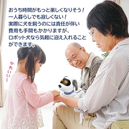 ROBOT PLAZA Robot Dog for Educational Easy Birthday Gift for Boys Kids, Toy, Pet, Programming,