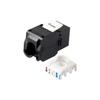 Adaptateur RJ-45 LSA - EQUIP - 769226 - Connecteur plaqué or - Cordon de raccordement - Noir