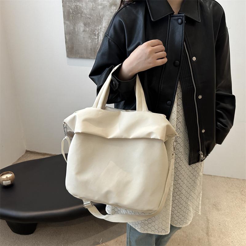 Chic Canvas Tote Bag In Black Yellow Blue And White Colors Ideal For Daily Use