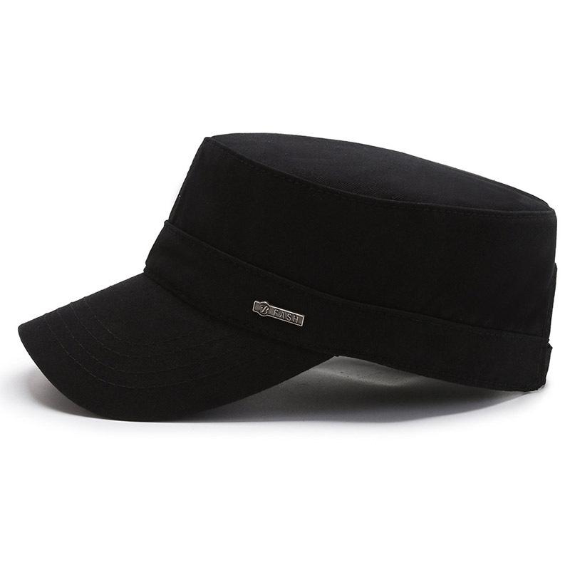 Hat Solid color Flat top hat Spring and autumn fashion Short brim sun hat Peaked hat Casual hat Trendy versatile