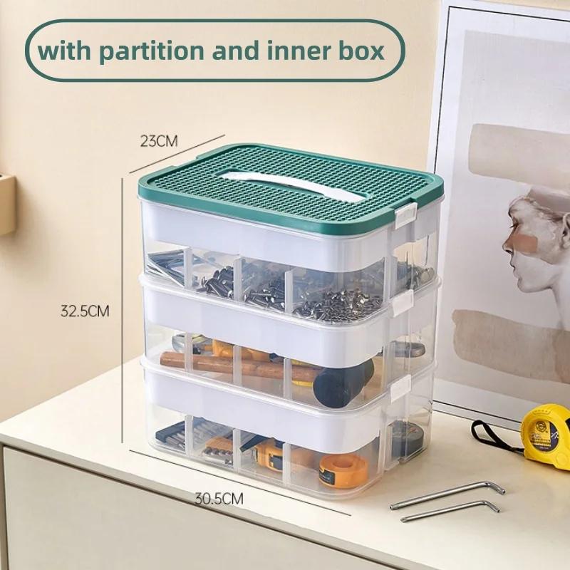 LEGO Aufbewahrungsbox, stapelbar, großes Fassungsvermögen, Spielzeug-Organizer zum Sortieren kleiner Steine und Aufbewahren von Komponenten, wichtige Spielsachen fürs Kinderspielzimmer