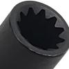 Professional 11pt Truck Brake Calipers Socket Strong Steel Tool Steel Calipers Socket for Mechanical Servicing