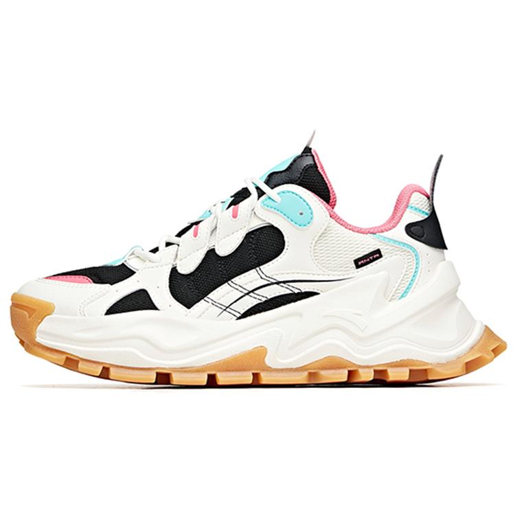 

new Anta Hot Anti-Slip Wear-Resistant Low-Top Casual Shoes Women s White Black Pink 38