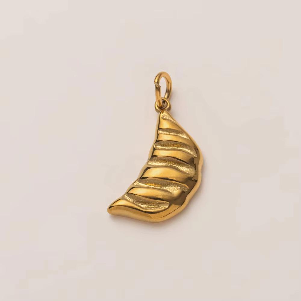 18K Gold Retention Stainless Steel Mushroom Pendant for DIY Accessories