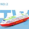 Simulation Cruise Boat Model Model Toy Pull Back Ship Novelty Sliding Steamship  Children Game