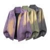 Men's Plus Size Stand Collar Retro Jacket - 2026 Autumn Collection, Trendy Loose Fit Casual Wear