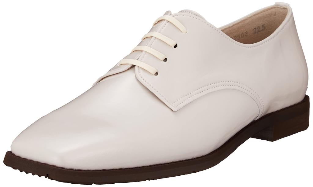 Carino Light Gray Enamel Rain Size CAAG22302 Women's Shoes, 24.5cm,