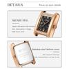 Women's Quartz Watch with Diamond Pattern Dial Stainless Steel Strap Waterproof Calendar Women Watch
