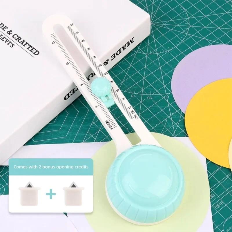 

360° Adjustable Circle Cutter Precision Circular Paper Cuts Handmade Compass Knife Scrapbooking Tool for Craft XKDKJ01