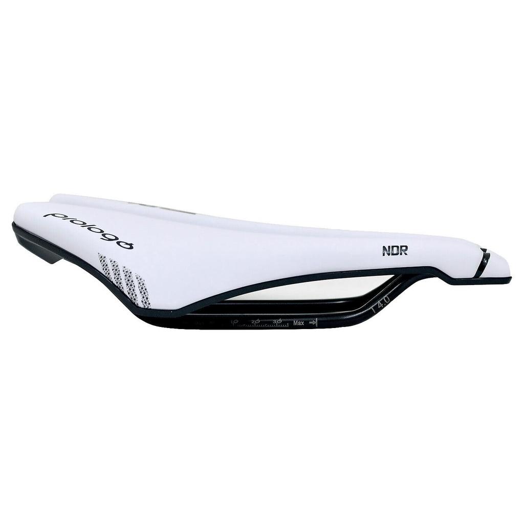 Prologo Dimension NDR T4.0 Rail Road MTB Triathlon Saddle, White, PR2803