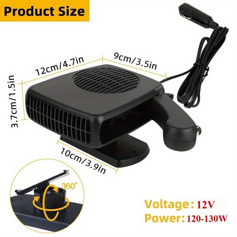 Multifunctional Portable Electric Car Heater Windshield Defroster Demister Quick Heating PVC Material for Car Interior