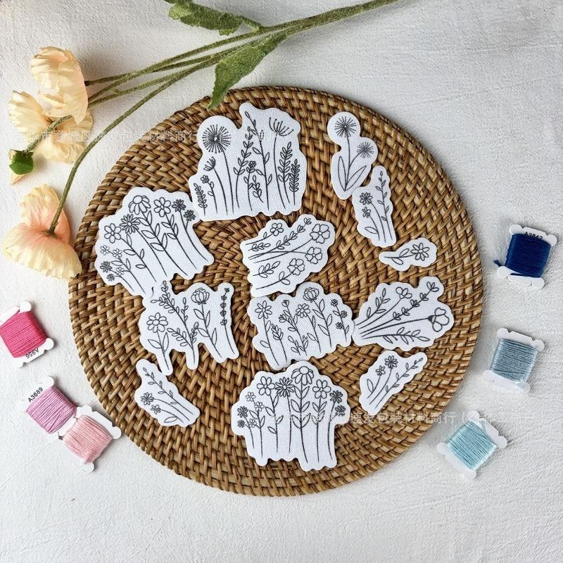 Water-Soluble Transfer Paper for Embroidery DIY Adhesive Sticker Material for T-Shirt Jeans with Design Handmade Craft Supplies