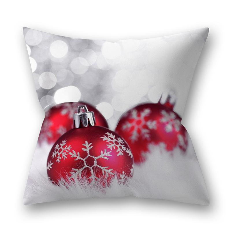 Husa de perna perna de Craciun copac cu fulg de nea imprimat canapea perna decorare perna acasa