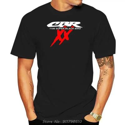 Camiseta Oversize Top Cbr 1100 Super Blackbird Xx T S Camiseta Motocicletas Unisex Cuello Redondo Algodón Ropa de Hombre
