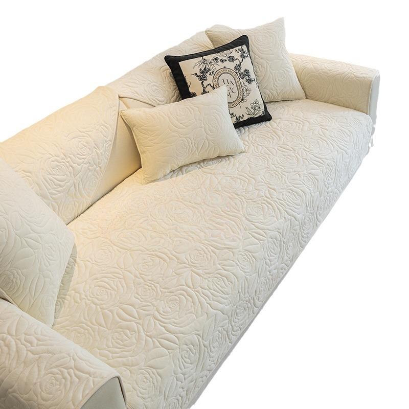 Sofa Cushion Four Seasons Universal Sofa Cushion Crystal Velvet Non-Slip Sofa Cover Cover Towel