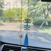 Rearview Mirror Fortune Cat Pendant Fortune Cat Car Pendant Ceramic Cat Ornament Cat Car Hangings