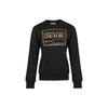 Letter Print Crew Neck Long Sleeve Sweatshirt Women Sweatshirt Black 71HAIT12-CF00T-G89