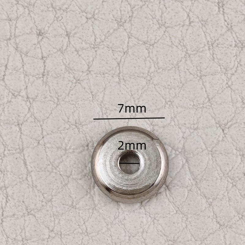 Stainless Steel Spacer Beads for DIY Jewelry Making - Wheel Bracelet Materials In Stock
