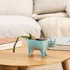 Handgefertigter Retro-Stil Topf Keramik Katze Pflanzgefäß, Niedliche Kätzchen Blume mit Drainageloch, Kaktus Dekorative Pflanze für Sukkulenten Innen Tischregal