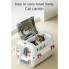 Portable Airline Pet Carrier Portable Ventilated Dog Cat Crate Durable Travel Kennel for Small Medium Pets Outdoor Car Transport