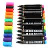 12Pcs Whiteboard Pen Multifunctional Colorful Fast Drying Painting Marker for Graffiti Writing