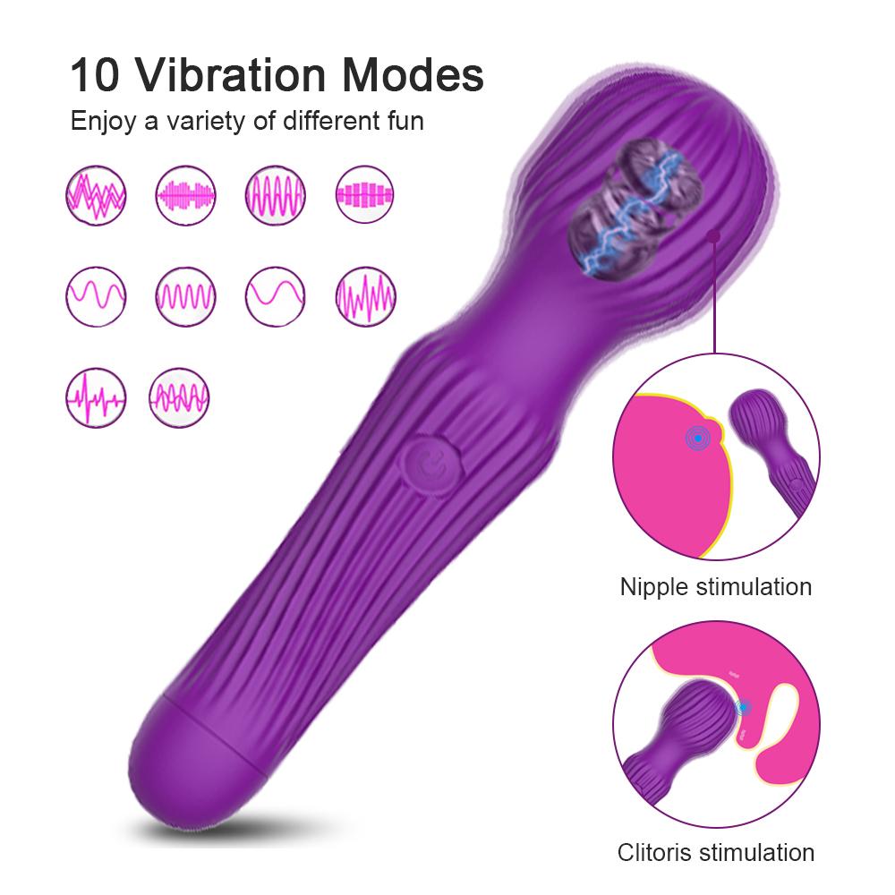 POMFW 10 režimů vibrací Vibrační stroj Malá tykev Masáž stimulace klitorisu Sexy hračka pro dospělé