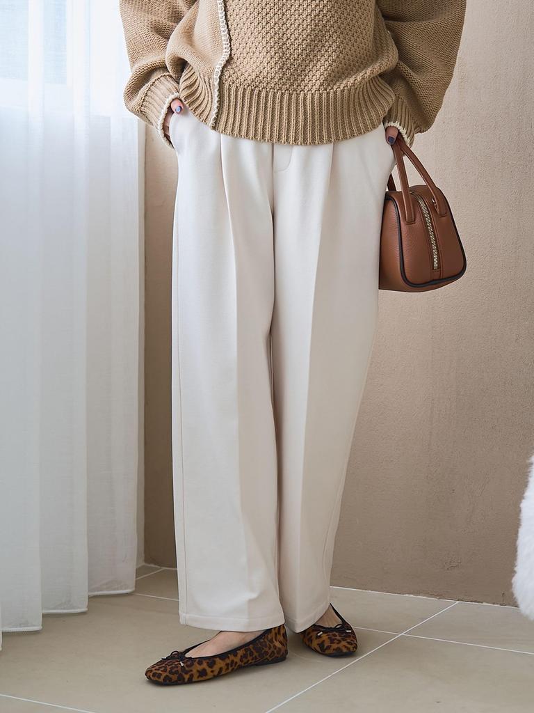 Cohen Easy Beauty Wide Warm Pants (76406000011 0950 BLACK(09) M) - Featured On YouTube and Available In Web-Exclusive Sizes