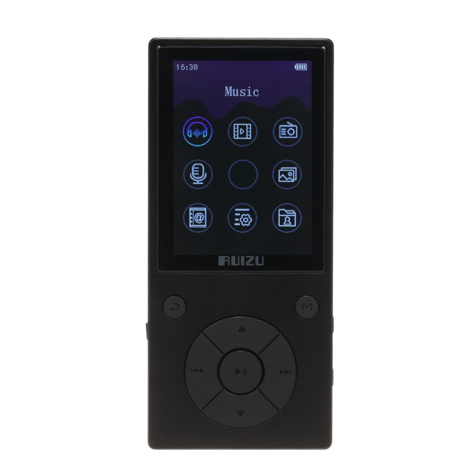 

RUIZU D11 8GB MP3 MP4 плеер BT Музыкальный плеер FM Радио Диктофон TF Слот для карт 3,5 мм Наушники