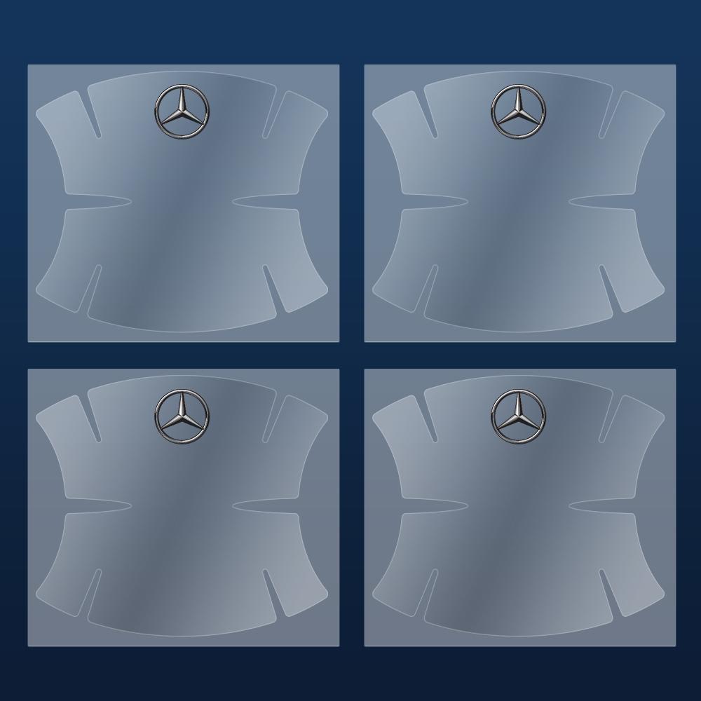 GLC GLB 4/8 Pezzi Pellicola Protettiva Trasparente per Maniglia della Portiera dell'Auto Adesivo Antigraffio per Mercedes Benz AMG W108 W203 W204 W210 W21
