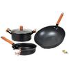 Debao 3-teiliges Maifan-Stein Antihaft-Kochgeschirr-Set