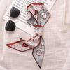 Tarot Card Series Double-layer Double-sided Printing Women's Versatile Ribbon Tied Bag Scarf Small Scarf Wholesale