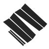 6PCS Pillar Post Trim Kit Tough PC Door Window Pillar Post Glossy Black Cover Replacement for Acura TSX 2009 To 2014