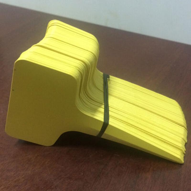 50pcs/100pcs 6x10cm Plastic Plant T-Type Tags Waterproof PVC Markers Nursery Garden Labels Reusable UV Resistant