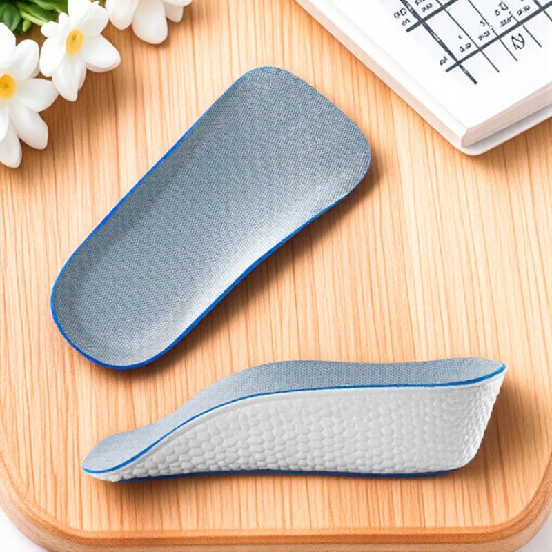 Memory Foam Heel Cushions Men Women Comfortable Insoles Height Increasing Shoe Inserts Soft Pads for Health Support