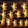 LED Star and Moon Light String for Christmas and Wedding Decor