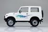 Aoshima Bunka Kyozai Scale Rakupla Snap Kit Suzuki JA11 Jimny Superior White Plastic Model Kit (AOSHIMA) 1/32 No. 18-SW Pre-Colored (Car)
