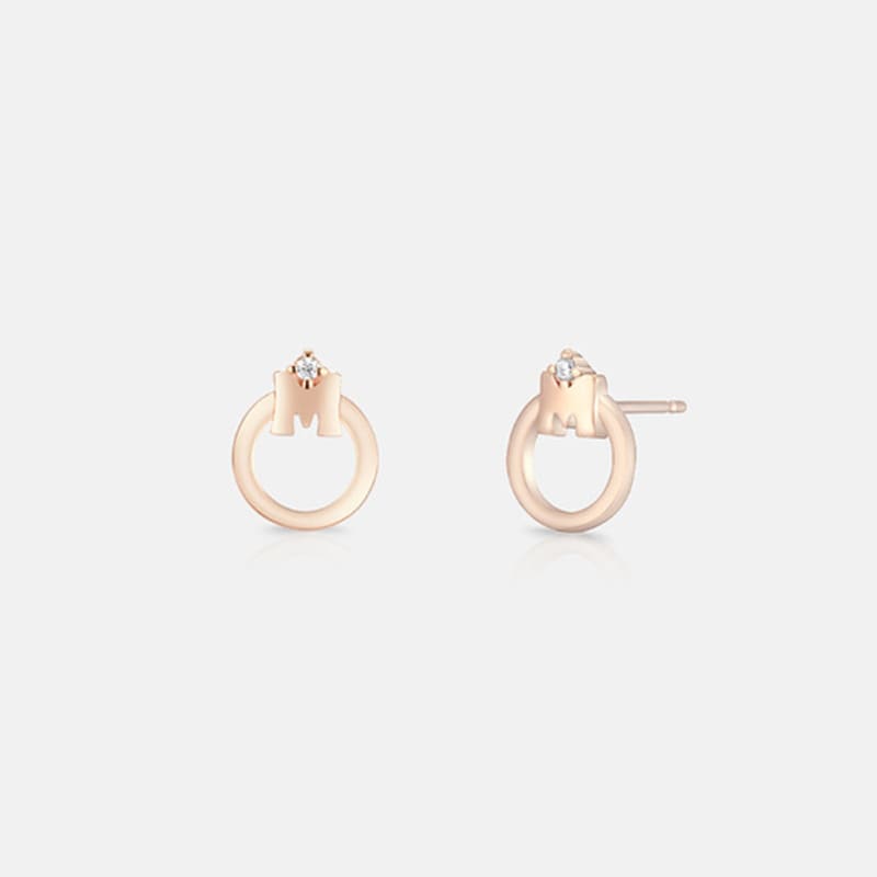 METROCITY JEWELRY M Basic Rose Earrings A231BE9028RPA