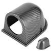 52mm 2in Carbon Fiber Style Single Hole Dash Gauge Pod Meter Mount Holder Cup Car Refitting