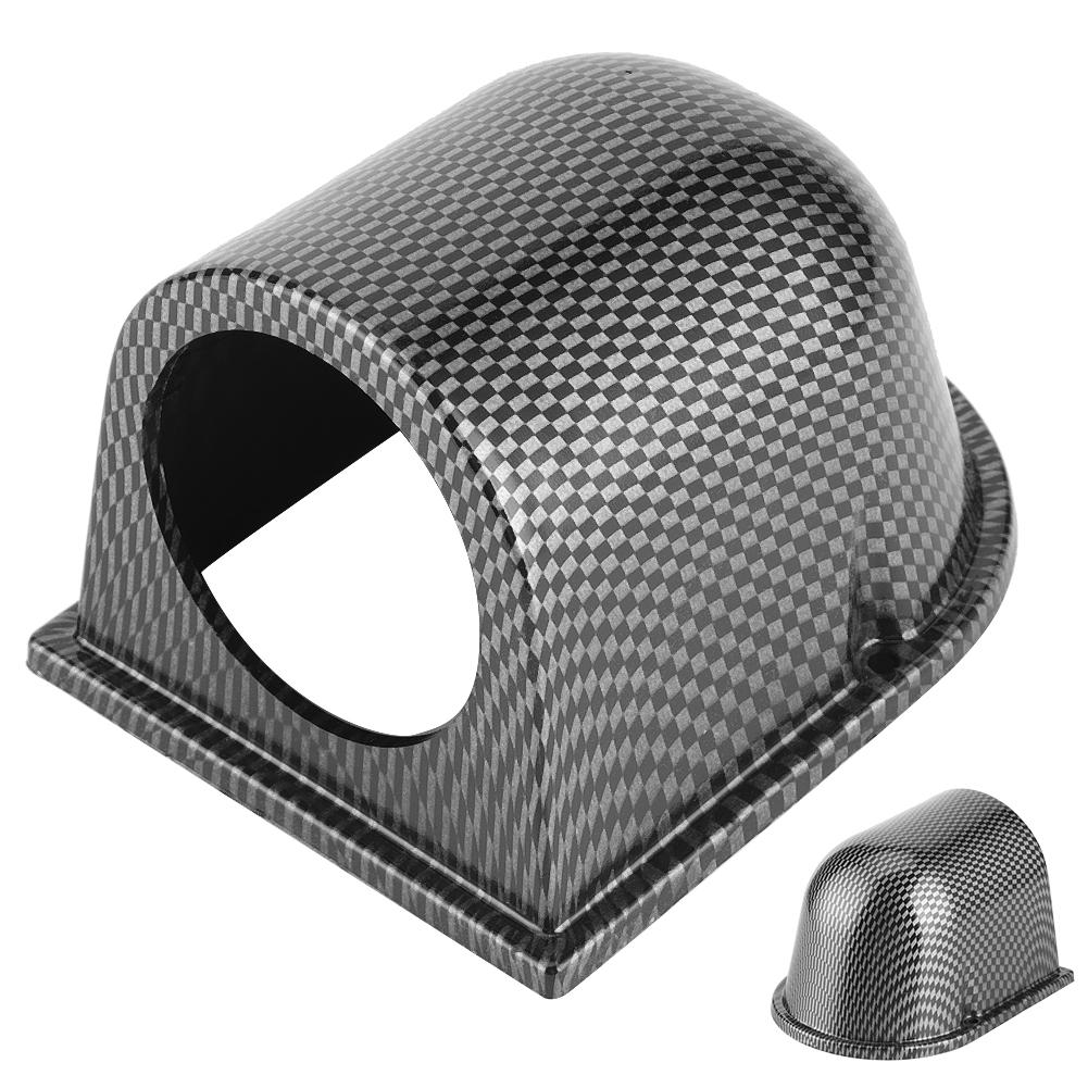 52mm 2in Carbon Fiber Style Single Hole Dash Gauge Pod Meter Mount Holder Cup Car Refitting