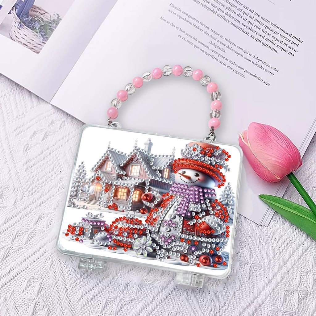 DIY Diamantmalerei Perlen Aufbewahrungsbox Große Kapazität Diamanten Plateau Aufbewahrungskoffer Perlenflaschen Aufbewahrung Handtasche Perlen Organizer
