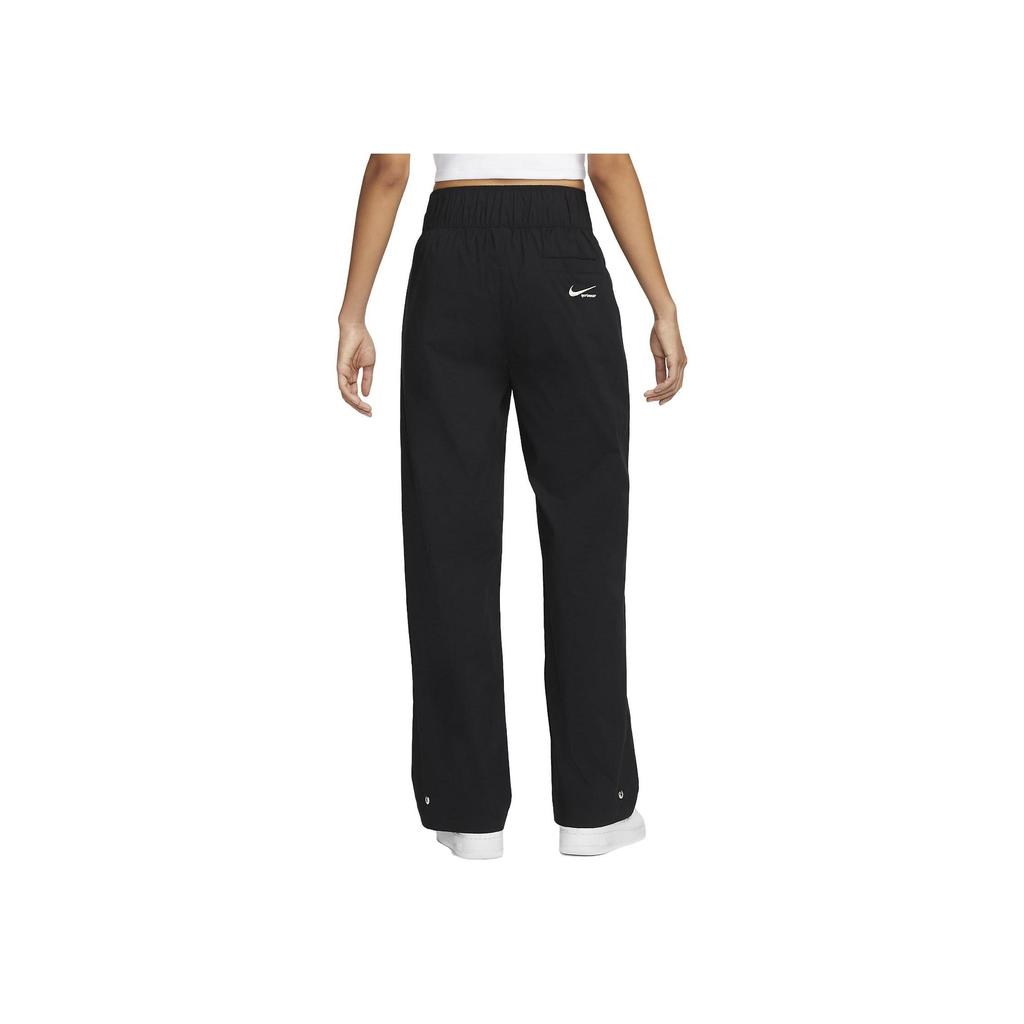 Nike Sportswear Collection Solid Woven Wide Leg Casual Pants Women Bottoms Black FB8300-010