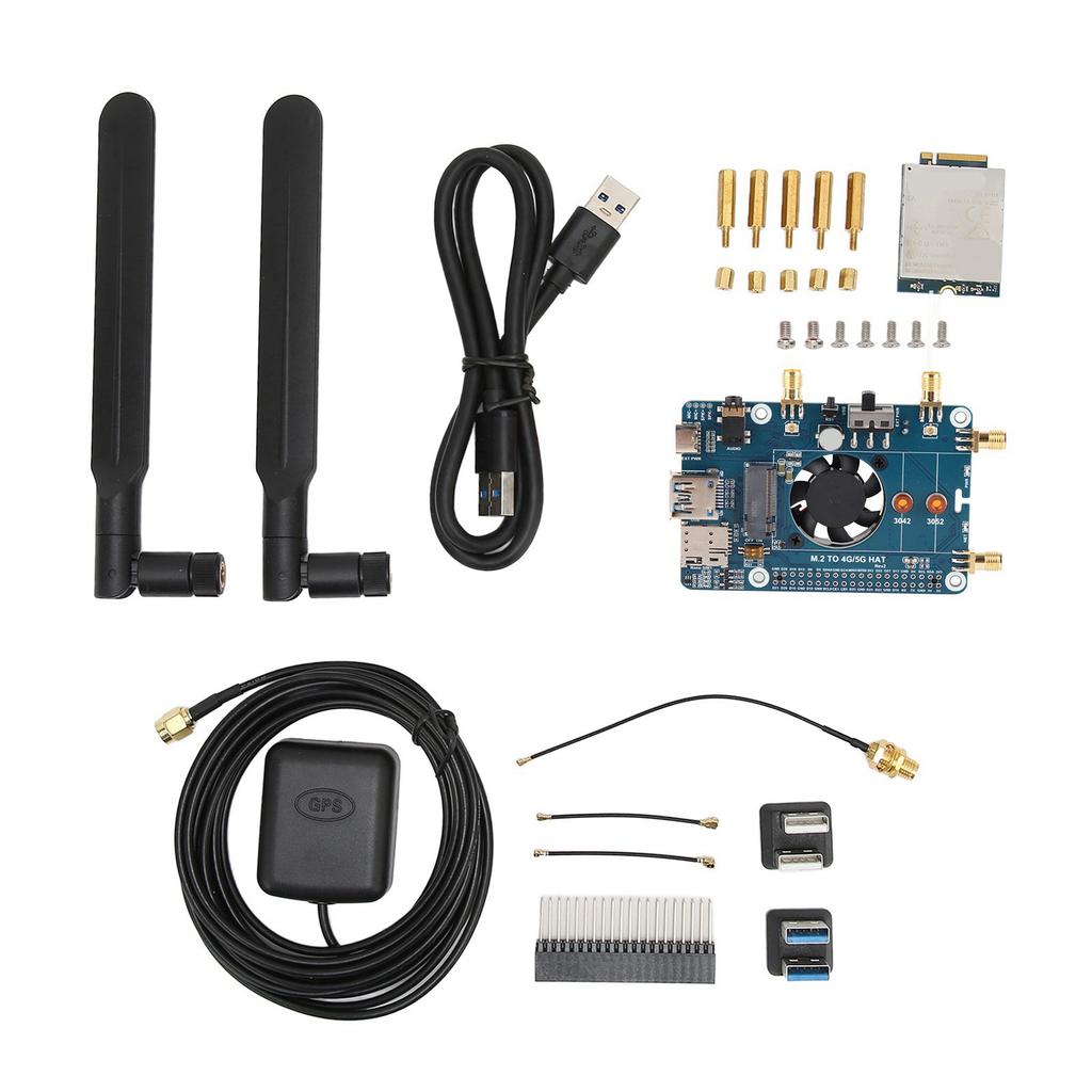 Dual Antennas LTE Cat 6 Expansion Board Multiple Country Band GNSS Positioning LTE A Expanding