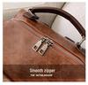 Preppy Retro Large-Capacity Women's Travel Backpack - Trendy PU Schoolbag for College Students