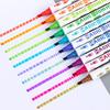 10pcs Variable Color Drawing Pen Set Discolored Magic Change Highlighter Marker Pens For Scrapbooking School Art Supplies