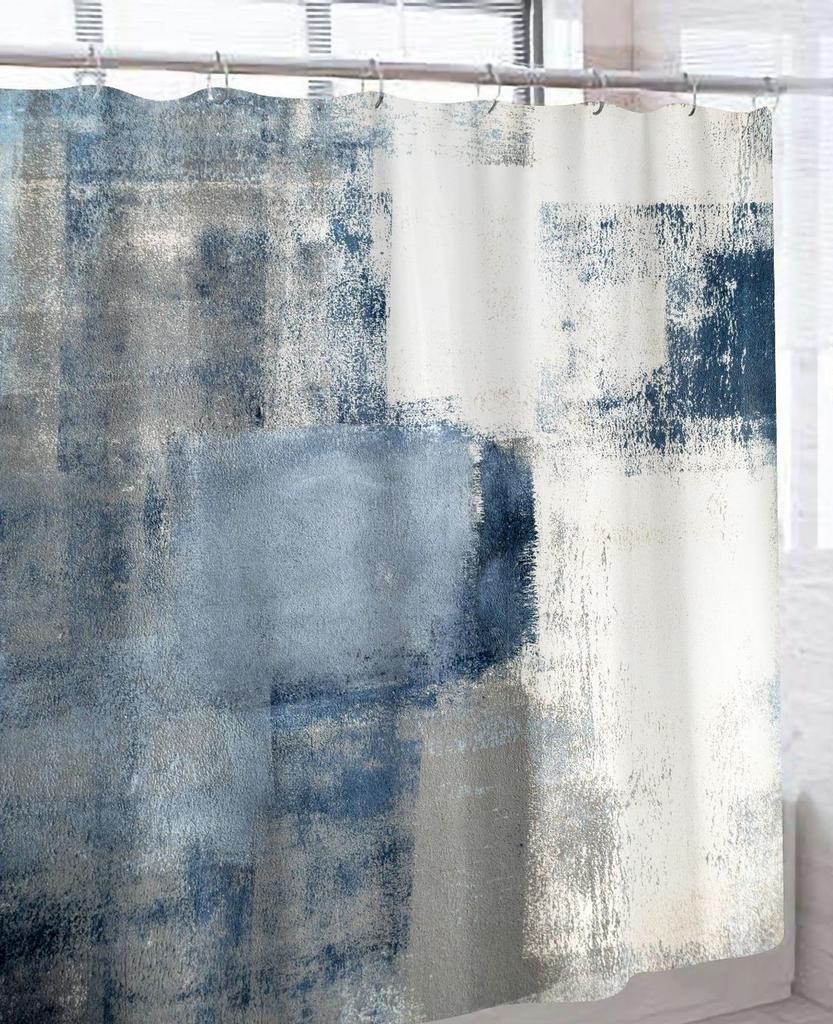 Graffiti Sketch Shower Curtain Set Printed Shower Curtain Bathroom Curtain Partition Shower Cover