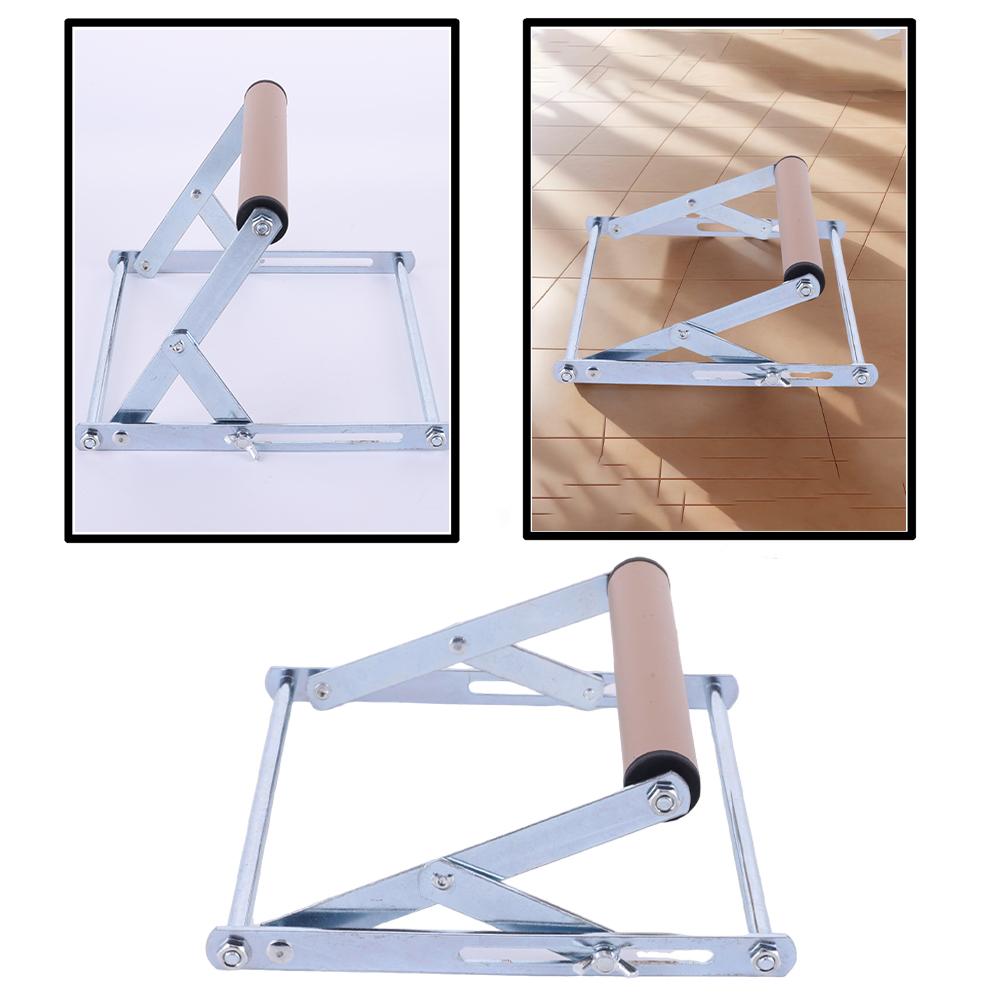 Adjustable Cutting Machine Support Frame Cutting Machine Material Rack Stainless Steel Tripod Auxiliary Support Bracket Foldable