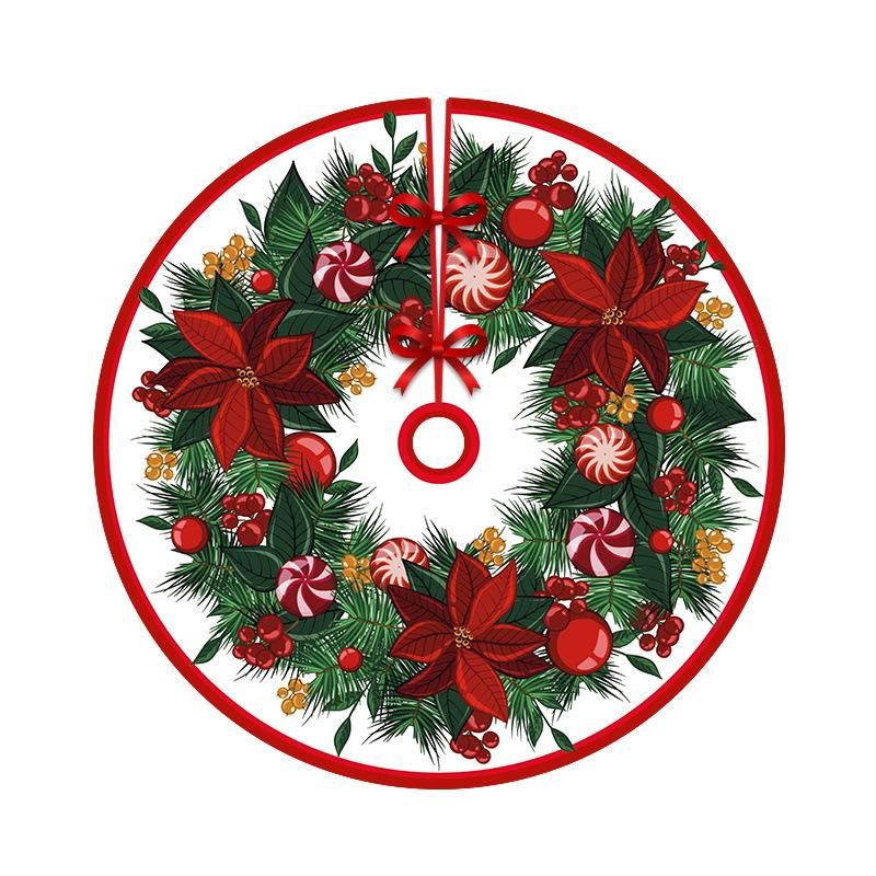 Christmas Tree Dress Ornaments Holiday Decorations Printed Ornaments Christmas Atmosphere New Year Decorations Multiple Styles